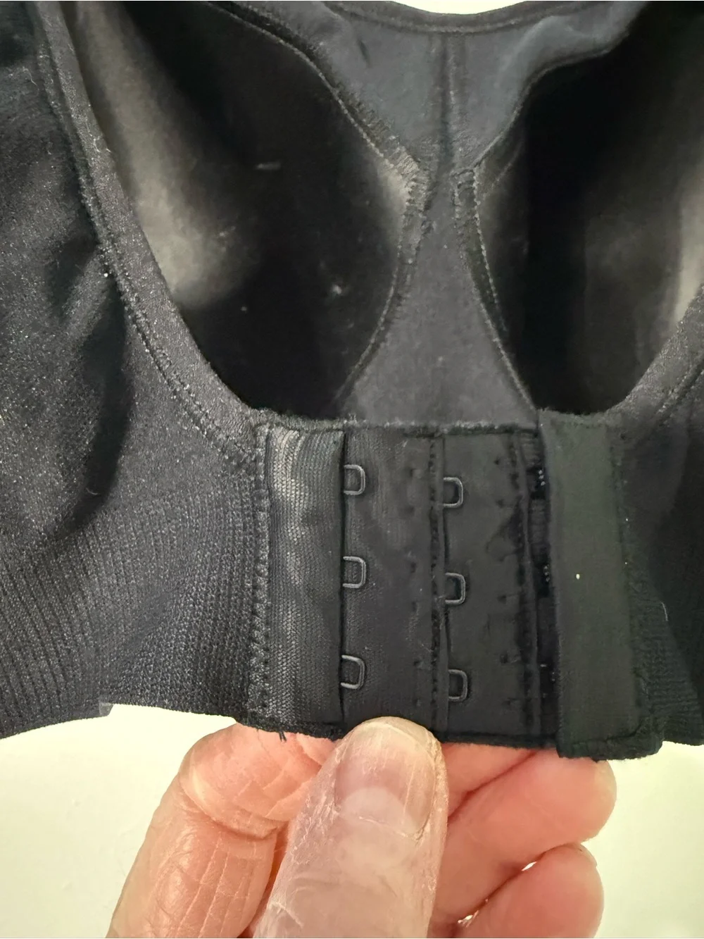 Truekind Everyday Comfort Black Seamless Support Bra 4XL